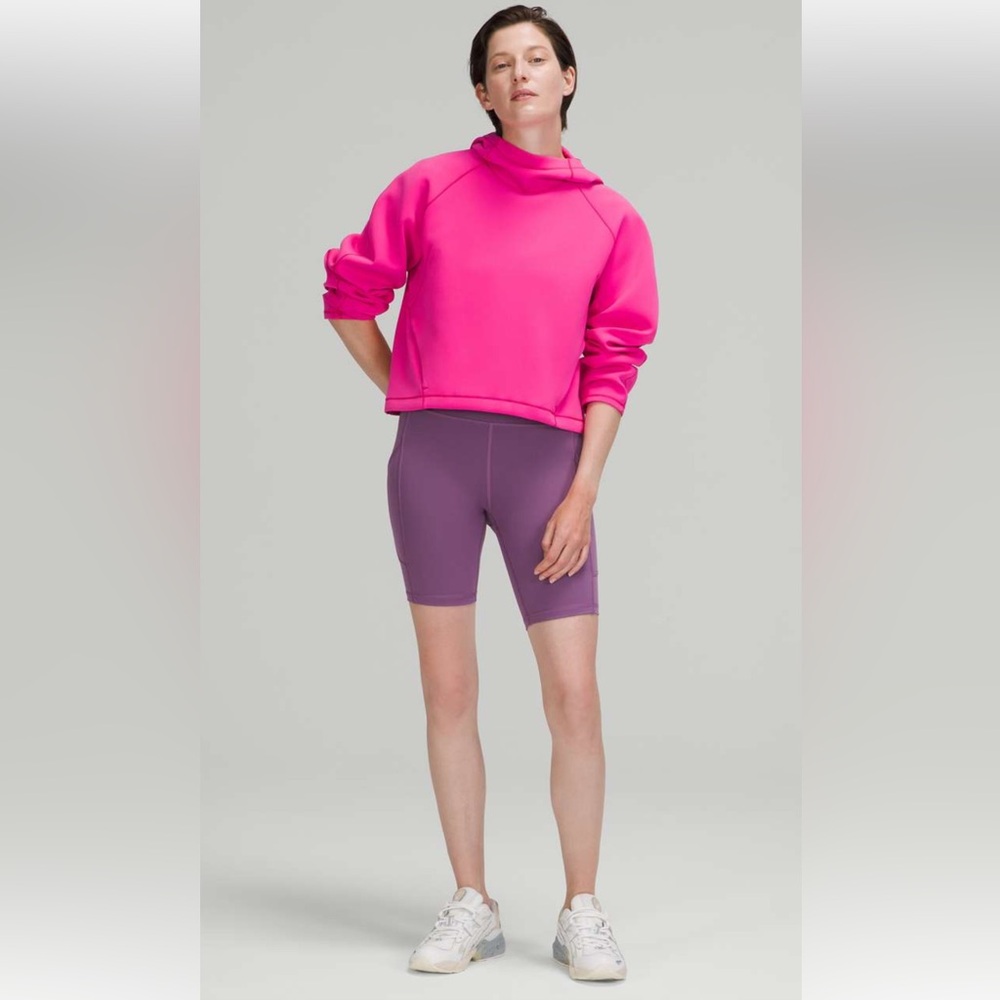 LULULEMON AirWrap Pullover Hoodie‎ in Sonic Pink Size 8